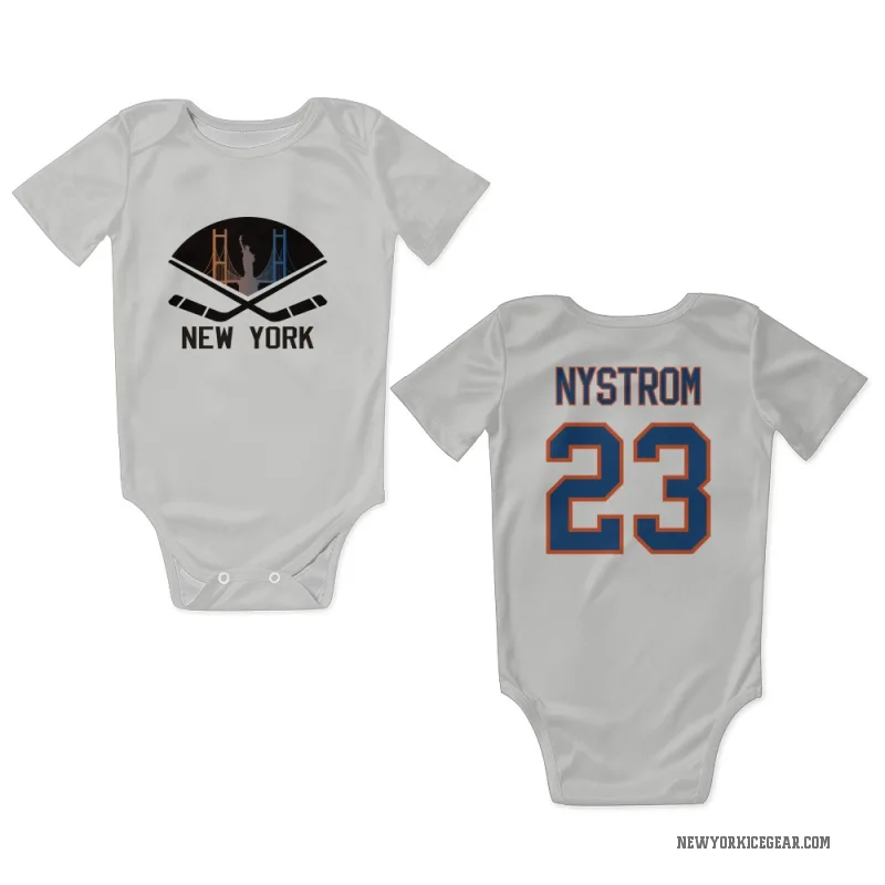 Bob Nystrom White New York Islanders Newborn & Infant Bodysuit