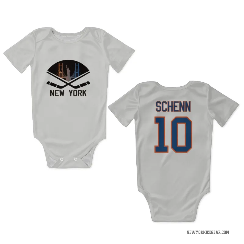 Brayden Schenn  White New York Islanders  Newborn & Infant Bodysuit