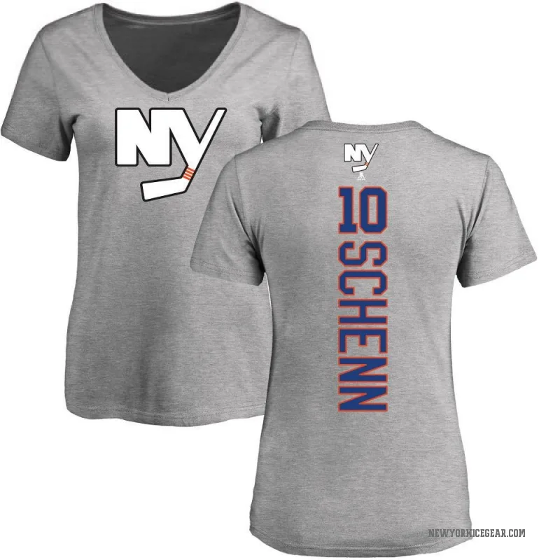 Brayden Schenn Women's Ash New York Islanders Backer T-Shirt -