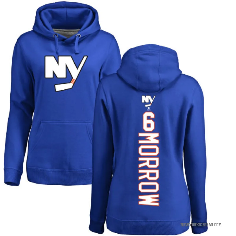 Ken Morrow Women's Royal New York Islanders Branded Backer Pullover Hoodie