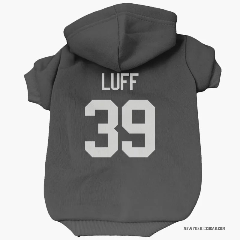 Matt Luff  Gray New York Islanders   Dark  Cat & Dog Pet Hoodie