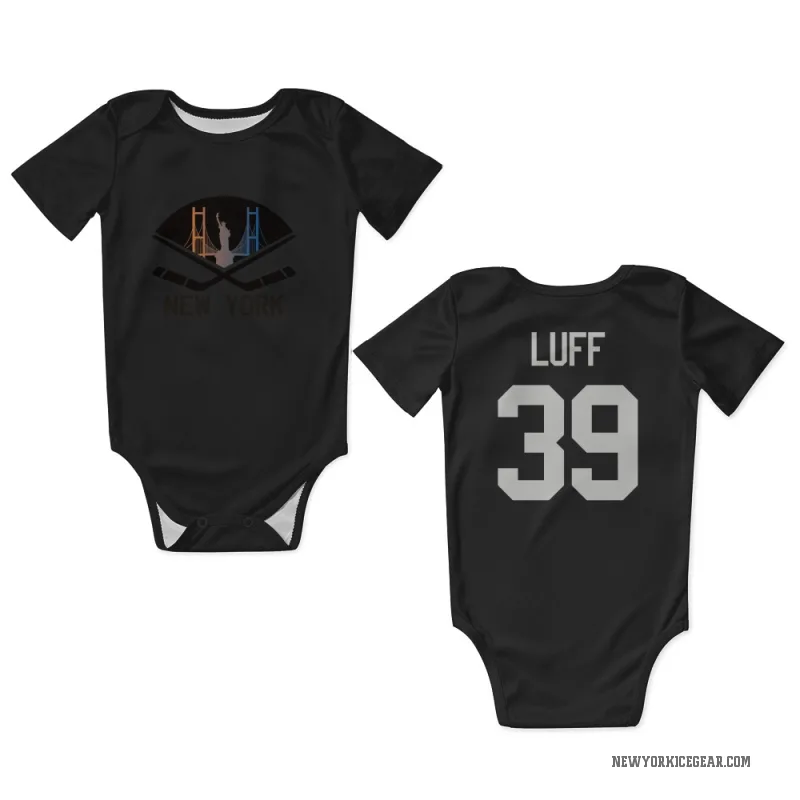 Matt Luff  Gray New York Islanders   Dark  Newborn & Infant Bodysuit