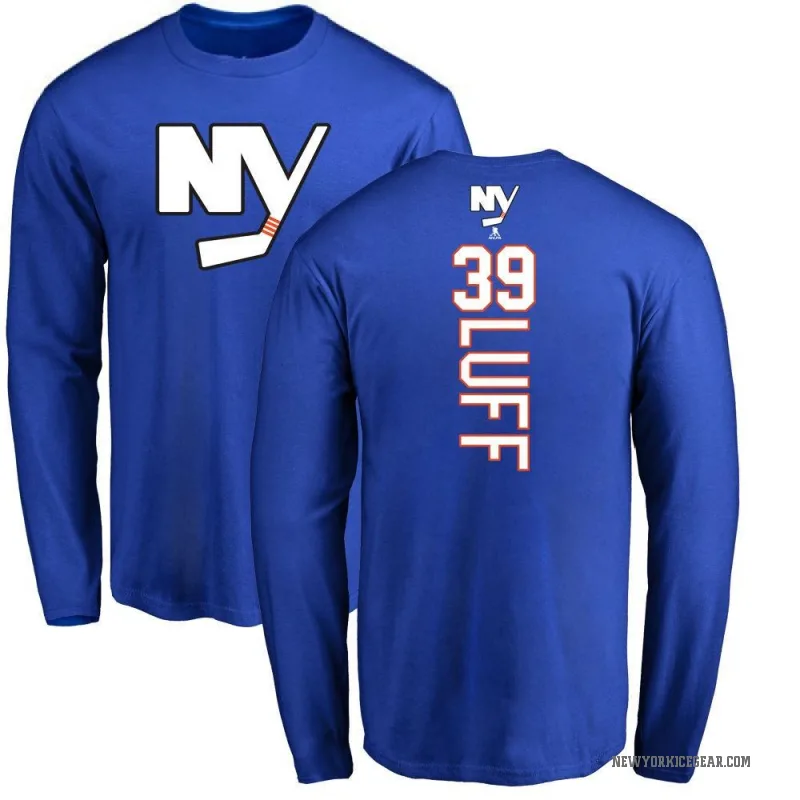Matt Luff Men's Royal New York Islanders Backer Long Sleeve T-Shirt -