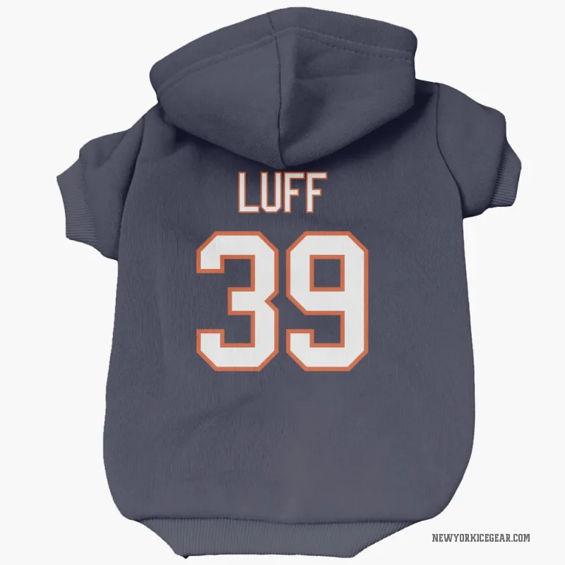 Matt Luff  Navy New York Islanders  Cat & Dog Pet Hoodie