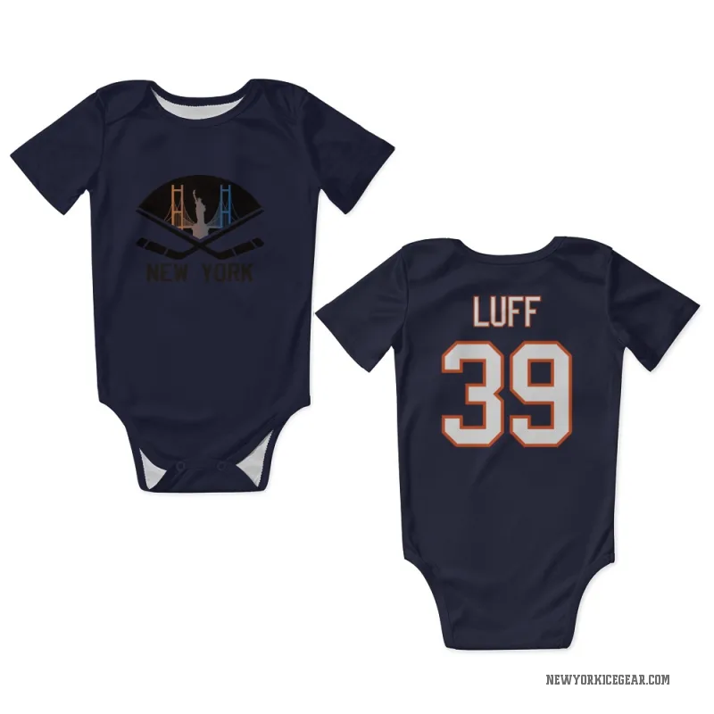 Matt Luff  Navy New York Islanders  Newborn & Infant Bodysuit