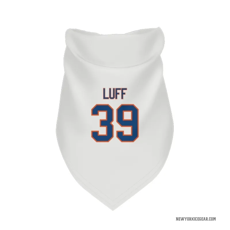 Matt Luff  White New York Islanders  Cat & Dog Pet Bandana
