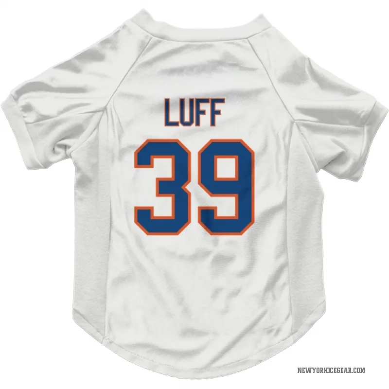 Matt Luff  White New York Islanders  Cat & Dog Pet Jersey