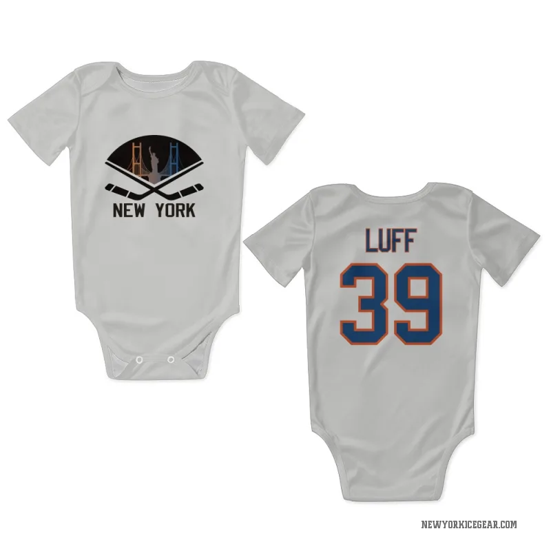 Matt Luff  White New York Islanders  Newborn & Infant Bodysuit