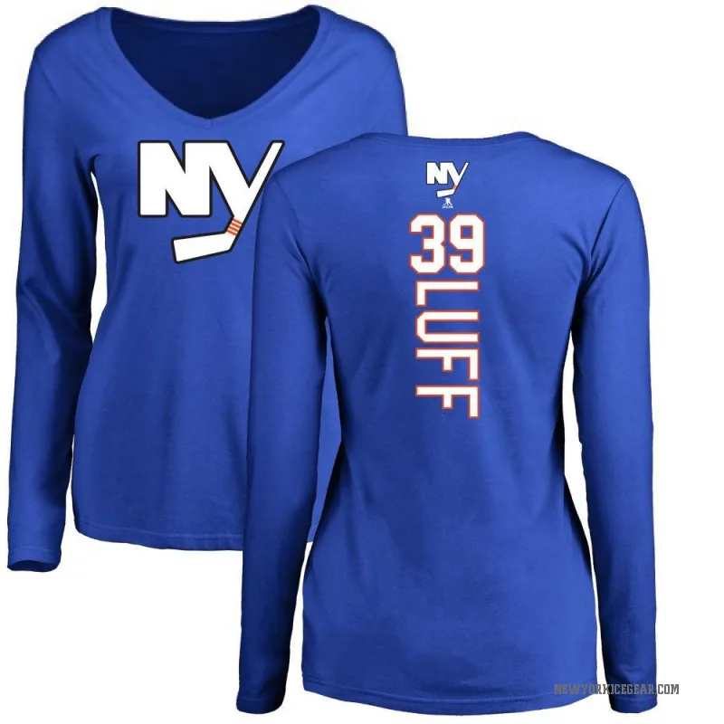 Matt Luff Women's Royal New York Islanders Backer Long Sleeve T-Shirt -