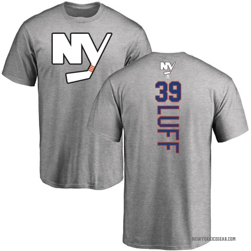 Matt Luff Youth Ash New York Islanders Backer T-Shirt -