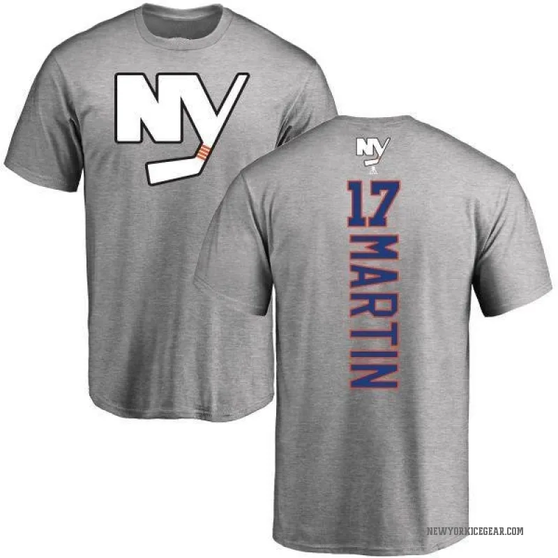 Matt Martin Youth Ash New York Islanders Backer T-Shirt -