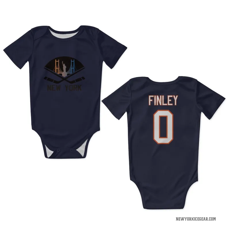 Quinn Finley  Navy New York Islanders  Newborn & Infant Bodysuit
