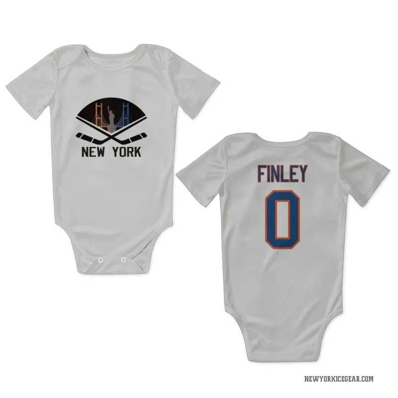 Quinn Finley  White New York Islanders  Newborn & Infant Bodysuit