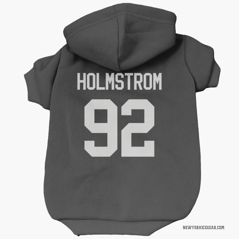 Simon Holmstrom  Black New York Islanders  Cat & Dog Pet Hoodie
