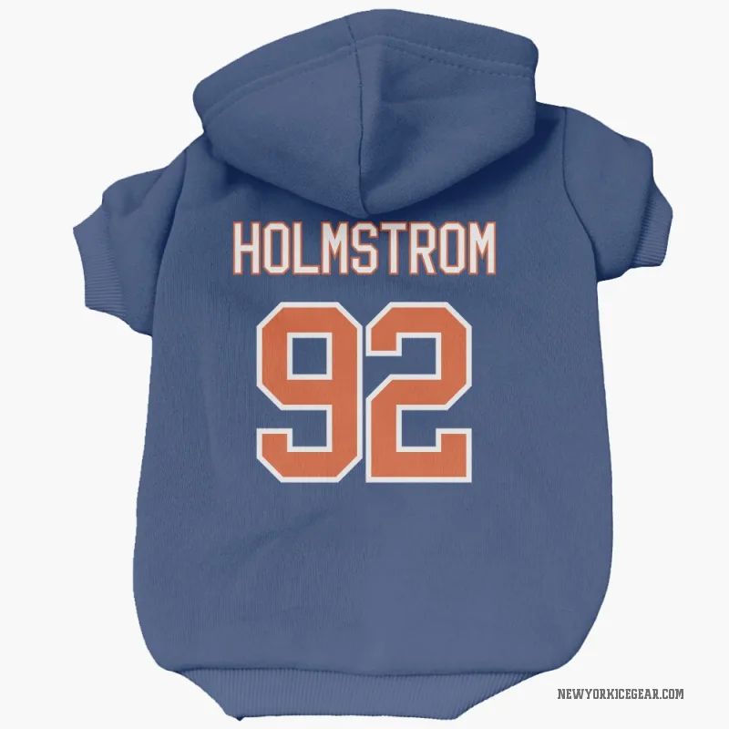 Simon Holmstrom  Blue New York Islanders  Cat & Dog Pet Hoodie