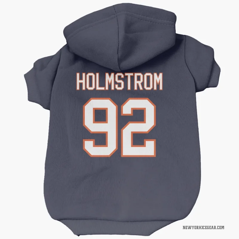 Simon Holmstrom  Navy New York Islanders  Cat & Dog Pet Hoodie
