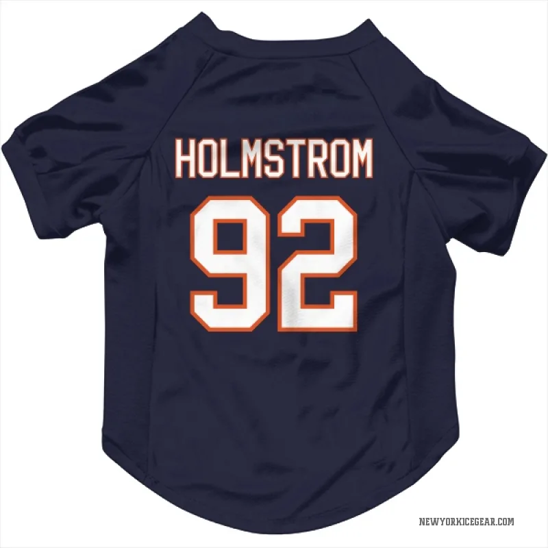 Simon Holmstrom  Navy New York Islanders  Cat & Dog Pet Jersey