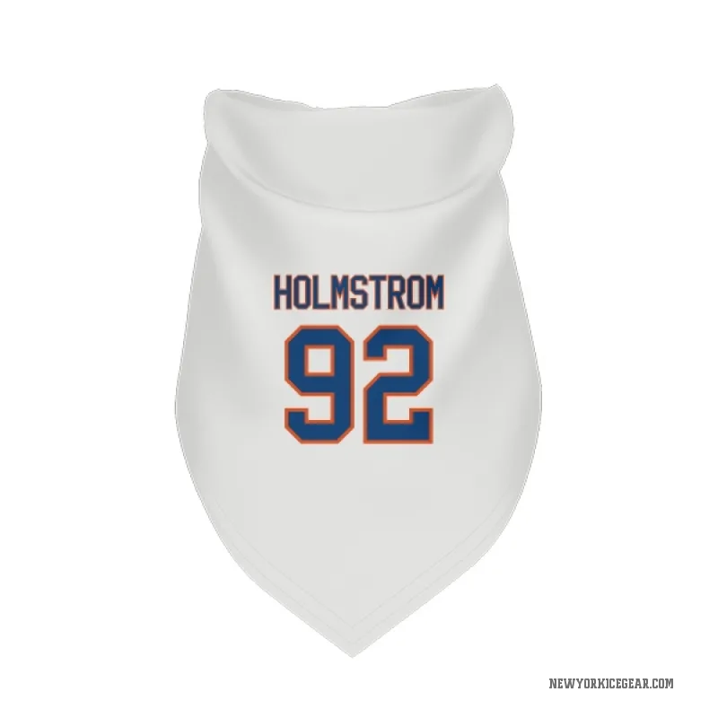 Simon Holmstrom  White New York Islanders  Cat & Dog Pet Bandana