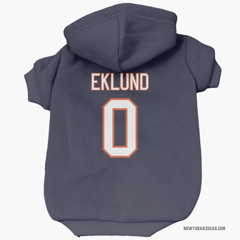 Victor Eklund  Navy New York Islanders  Cat & Dog Pet Hoodie