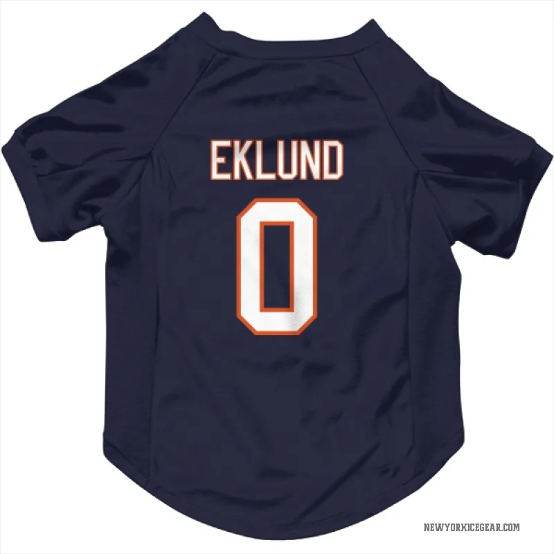 Victor Eklund  Navy New York Islanders  Cat & Dog Pet Jersey