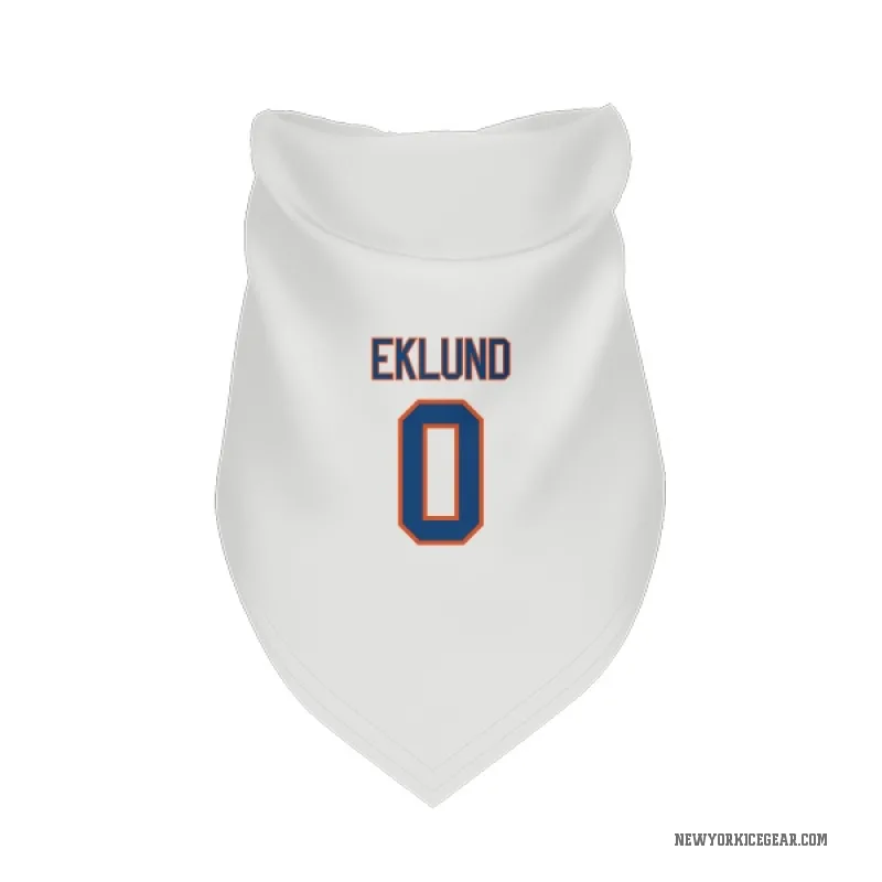 Victor Eklund  White New York Islanders  Cat & Dog Pet Bandana