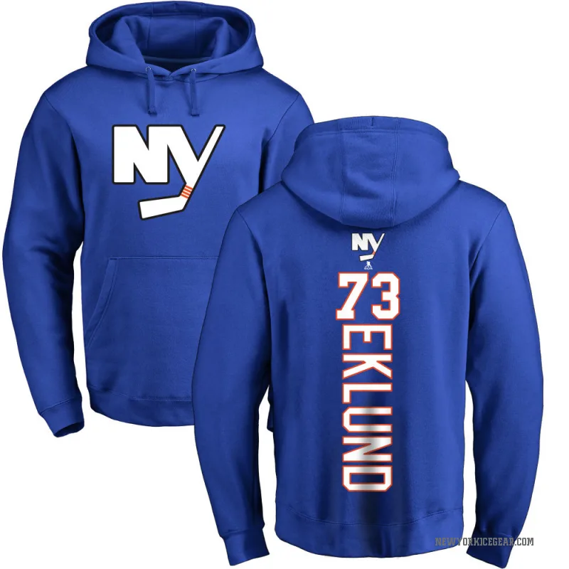 Victor Eklund Youth Royal New York Islanders Branded Backer Pullover Hoodie